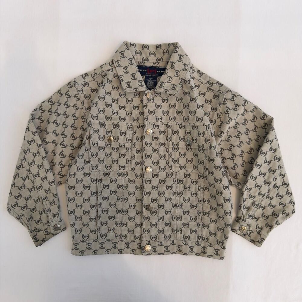 Vintage Y2K Phat Farm Monogram Jacket – Size Small